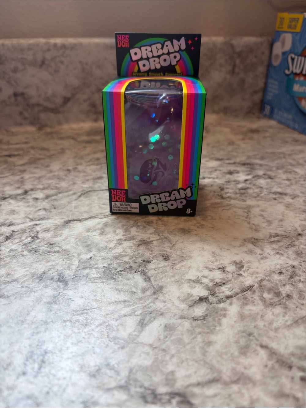 Dream Drop NeeDoh Glitter Squeeze Toy - purple